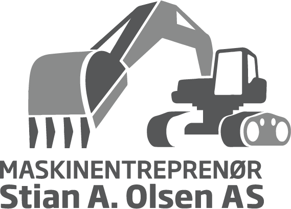 logo Maskinentreprenør Stian A. Olsen AS